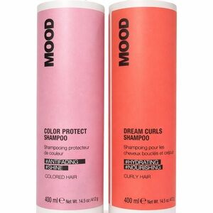 Current Mood Pink and Orange Shampoo Set